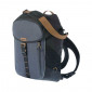 BACKPACK/REAR BAG FOR BICYCLE - BASIL MILES - LEFT/RIGHT- WATERPROOF 14L BLACK/BLUE (44x14x31cm) Hook-on system. 8715019176654