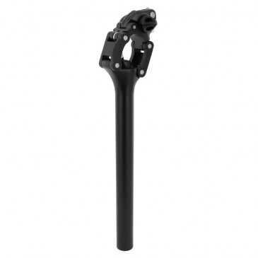 SUSPENSION SEATPOST FOR URBAN BIKE - PARALLELOGRAM - NEWTON Ø 27.2 Lg 350mm BLACK (ON CARD) 3700948223024