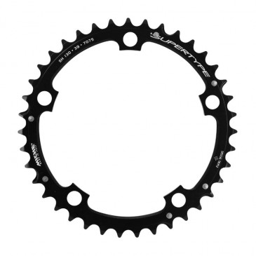 PLATEAU ROUTE 5BRA D.130 MICHE 39DTS MILIEU TRIPLE TYPE SHIMANO ALU NOIR 9/10V. 8058258290522