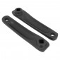 MANIVELLE DROITE + GAUCHE STRONGLIGHT MAGAN4 160mm NOIR CARRE JIS POUR PANASONIC / YAMAHA / ANANDA (DEPORT 5mm) 3700223721849