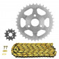 CHAIN AND SPROCKET KIT FOR HONDA 50 Z MONKEY 420 15x35 (REAR SPROCKET Ø 29,50/54/8,5) -AFAM- 3700948275498