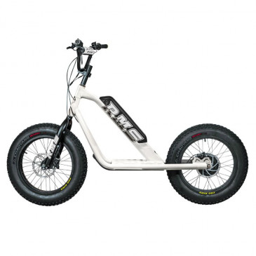 ELECTRIC SCOOTER - RMS BIKE 20F-X WHITE RAL 9010 -ENGINE 500 W NF APPROVED - EN 1476 (OVERALL DIMENSIONS 1,78x0,83x1,18 M) -MADE IN FRANCE-