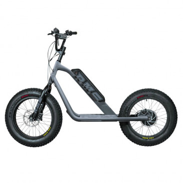 ELECTRIC SCOOTER - RMS BIKE 20F-X SLATE GREY RAL 7015 -ENGINE 500 W NF APPROVED - EN 1476 (OVERALL DIMENSIONS 1,78x0,83x1,18 M) -MADE IN FRANCE-