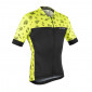 MAILLOT GIST HOMME MANCHES COURTES TATOO ZIP TOTAL JAUNE FLUO/NOIR S -5345 8013271314730