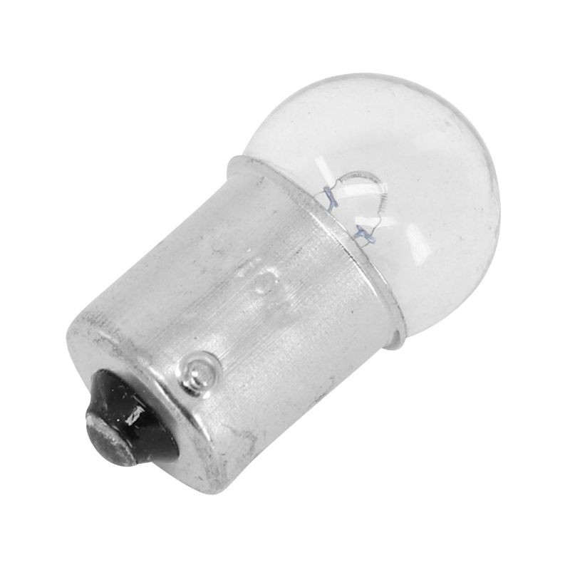 Ampoule-lampe standard 6v 10w culot ba15s norme r10w graisseur blanc (feu  de position) (boite de 10)
