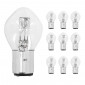 AMPOULE/LAMPE STANDARD 12V 35/35W CULOT BA20d BULB B35 BLANC (PROJECTEUR) (BOITE DE 10) -P2R- 3700948066447