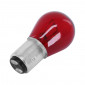 AMPOULE/LAMPE STANDARD 12V 21/5W CULOT BAY15d NORME P21/5W ROUGE (FEU POSITION + STOP) (VENDU A L'UNITE) -FLOSSER- 5901508523419