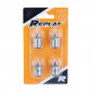 AMPOULE/LAMPE STANDARD 12V 23/8W CULOT BAY15d NORME P23/8W BLANC (FEU ARRIERE+STOP) (x4) -P2R- 3700948056677