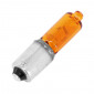 AMPOULE/LAMPE HALOGENE MINIATURE H21W 12V 21W CULOT BAY9s TEMOIN ERGOTS DECALES 120° ORANGE (CLIGNOTANT) (BOITE DE 10) -P2R- 3700948066294