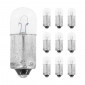 AMPOULE/LAMPE STANDARD 12V 4W CULOT BA9s BULB T9 TEMOIN BLANC (CLIGNOTANT) (BOITE DE 10) -P2R- 3700948066041