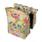 DOUBLE BAG FOR BICYCLE-REAR- BASIL BLOOM FIELD 28-35Lt HONEY YELLOW - SPRING HOOK ATTACHMENT (30x15x33cm) 8715019181559