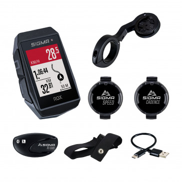 COMPUTER - SIGMA ROX11.1 EVO GPS - BLACK - HEART RATE/ALTIMETER/SPEED/CADENCY. 4016224010349