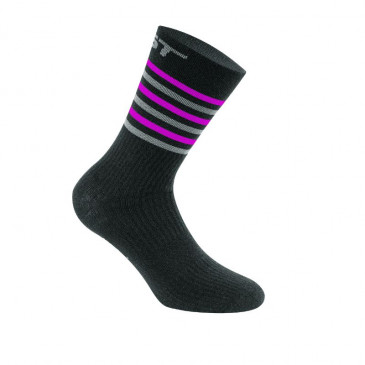 CHAUSSETTES HIVER GIST CLIMATIC NOIR/VIOLET 36/39 (PAIRE) ANTIBACTERIEN -5874 8013271311326