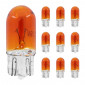 AMPOULE/LAMPE STANDARD 12V 5W CULOT W2,1x9,5d NORME WY5W T10 WEDGE ORANGE (CLIGNOTANT) (BOITE DE 10) -P2R- 3700948066102