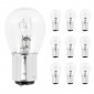 AMPOULE/LAMPE STANDARD 12V 23/8W CULOT BAY15d NORME P23/8W BLANC (FEU ARRIERE+STOP) (BOITE DE 10) -P2R- 3700948066348