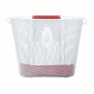 FRONT BASKET- STEEL MESH - HAPO-G WHITE ( cm) - SOLD WITH DMTS FASTENING SYSTEM - EBIKE 3104889922440