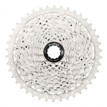 CASSETTE 10 Speed. SUNRACE 11-46 MS3 for SHIMANO METALLIC SILVER (IN BOX) (11-13-15-18-21-24-28-34-40-46) 4710944258455