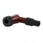 SPARK PLUG CAP -MADE IN RESIN- Bend 90°- MATT RED (SOLD PER UNIT) -SELECTION P2R- 3701213424801