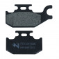 BRAKE PADS NEWFREN FOR SUZUKI 125 BURGMAN 2007> Rear 125 SIXTEEN 2008>2011 Rear (L 82mm-62mm - H 41mm - thk 9.5mm) (FD0301BE) (SCOOTER ELITE ORGANIC) 8025832415084