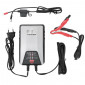 BATTERY CHARGER AND AUTOMATIC LOAD HOLDING SC POWER SC38 6/12V + COMPTATIBLE LITHIUM BATTERY OUTPUT CURRENT 0,8A/3,8A SELECTABLE (DELIVERED WITH CROCODILE CLIPS + FAST CONNECTION) 3760250920011