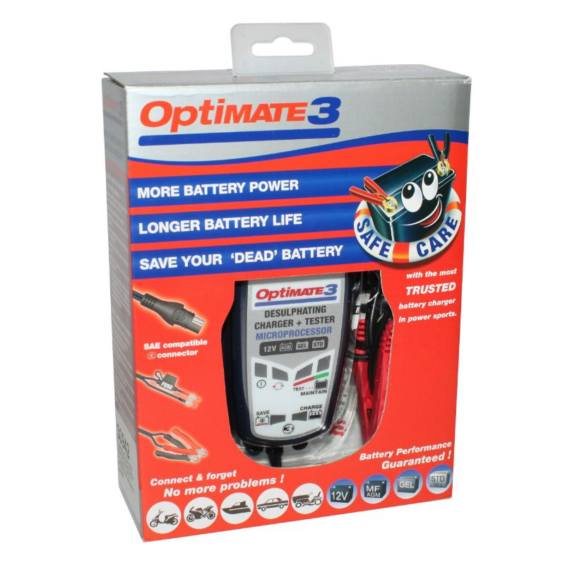 Chargeur de batterie Optimate 3 OPTIMATE - , Chargeur de  batterie