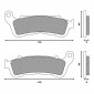 BRAKE PADS NEWFREN FOR SUZUKI 125 BURGMAN 2007>2013 Front 200 BURGMAN 2007>2013 Front HONDA 300 FORZA 2012> Front 125 SH 2009>2012 Front (FD0400SE) (SCOOTER ELITE SINTERED) 8025832415879