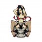 AUTOCOLLANT/STICKER LETHAL THREAT MINI PIN UP DIABLE (60x80mm) 7577850021790