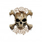 STICKER LETHAL THREAT MINI MUD SKULL? (60x80mm) 7577850011100