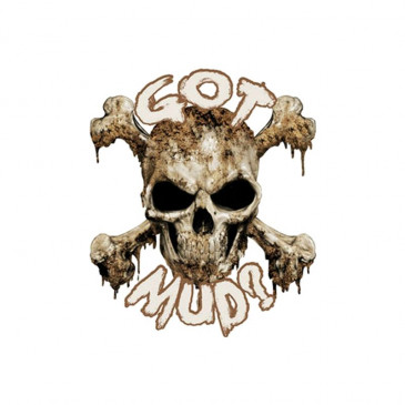 STICKER LETHAL THREAT MINI MUD SKULL? (60x80mm) 7577850011100