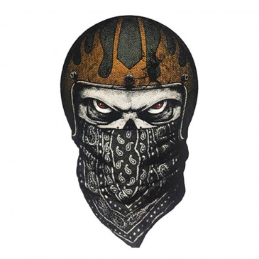 STICKER LETHAL THREAT MINI SKULL BANDANA (60x80mm) 7577850018370