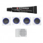 REPAIR KIT - FOR ROAS BIKE TUBELESS TYRE - HUTCHINSON "FROM INSIDE" WITH PATCHES - IN BOX :(GLUE 3g + 4 PATCHS 17mm) 3248382034511