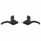 BRAKE LEVERS SET FOR CHILD BIKE - NEWTON RESIN For V-BRAKES - BLACK (PAIR ON CARD) 3700948219928