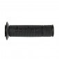 GRIP - DOMINO ORIGINAL- ON ROAD A450 ANTHRACITE/BLACK OPEN END (PAIR). 8033900017269