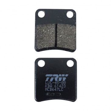 BRAKE PADS - TRW FOR PEUGEOT 50 TWEET 2014> Front / DAELIM 50 E-FIVE 2003> Front , 50 S-FIVE 2006> Front / CAGIVA 125 WR 1993> Rear (MCB647 LC) 3322938403768