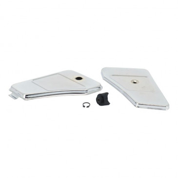 TOOL BOX DOOR FOR MOPED PEUGEOT 103 SP , MVL Galvanized steel (PAIR). -SELECTION P2R- 3701213425556