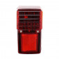 TAIL LIGHT FOR MOPED PEUGEOT 103 MVL, VOGUE - RED WITH REFLECTORS -SELECTION P2R- 3701213431458