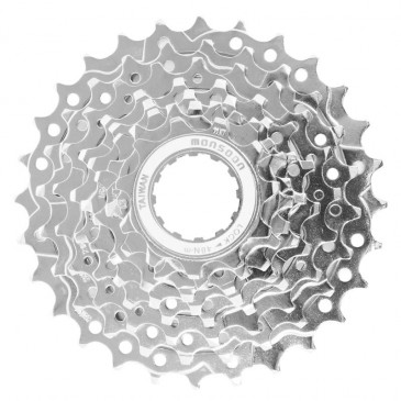 CASSETTE 8 Speed. MICROSHIFT for SHIMANO/SRAM (road use) 11-28 silver (sold per unit) 11-12-14-16-18-21-24-28 3700948224298