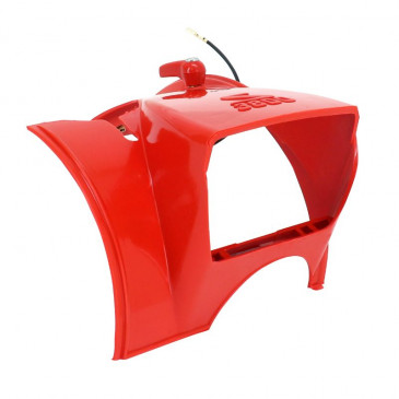 CAPOT DE PHARE CYCLO ADAPTABLE SOLEX 3800 ROUGE (SANS OPTIQUE) -SELECTION P2R- 3700948271995