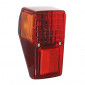 TAIL LIGHT FOR MOPED PEUGEOT 103 MVL, VOGUE - RED WITH REFLECTORS -SELECTION P2R- 3701213431458