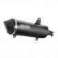 EXHAUST FOR MAXISCOOTER POLINI BLACK FOR PEUGEOT 400 METROPOLIS 2013> (CEE APPROVED) (190.0054) 8054705046469