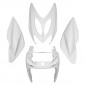 FAIRINGS/BODY PARTS FOR SCOOT MBK 50 NITRO 1997>2012/YAMAHA 50 AEROX 1997>2012 GLOSS WHITE (4 PARTS KIT) -P2R- 3700948108260