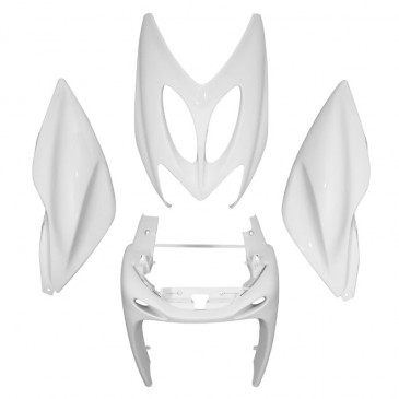 FAIRINGS/BODY PARTS FOR SCOOT MBK 50 NITRO 1997>2012/YAMAHA 50 AEROX 1997>2012 GLOSS WHITE (4 PARTS KIT) -P2R- 3700948108260