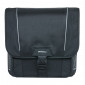 DOUBLE BAG FOR BICYCLE -REAR- BASIL DESIGN 32L BLACK - COMPMTBLE MIK SYSTEM - ON REAR LUGGAGE RACK 8715019177873