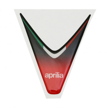 DECAL "APRILIA ITALIA" "PIAGGIO GENUINE PART" APRILIA 50 SR MOTARD 2011> -677062-