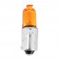 AMPOULE/LAMPE HALOGENE MINIATURE H6W 12V 6W CULOT BAX9s TEMOIN ERGOTS DECALES ORANGE (FEU DE POSITION) (BOITE DE 10) -SELECTION P2R- 3701213428663