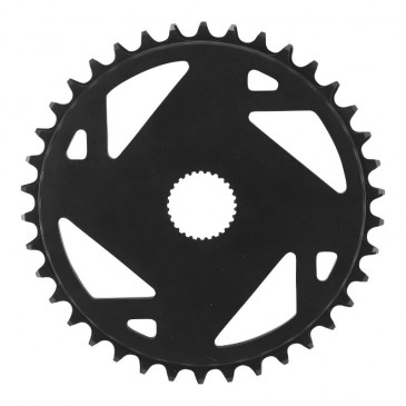 CHAINRING FOR EBIKE- DIRECT MOUNT 38 Teeth. Single- BLACK AMUMINIUM 7075 STRONGLIGHT (for BOSCH 4th GENERATION) NARROW WIDE TECH 3700223722839