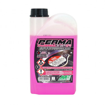 LIQUIDE DE REFROIDISSEMENT MINERVA PERMA UNIVERSAL D -37°C SI-OAT (FUCHSIA) (1L) 3324960021422