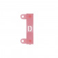 ENGRAVING STENCIL - LETTER D (20 PIECES BAG) - ICA - 3700948238578