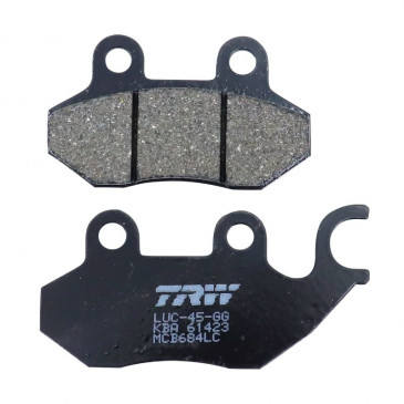 BRAKE PADS - TRW FOR SYM 125 SYMPHONY 2009> Front, 125 FIDDLE III 2014>2016 Front / PEUGEOT 50-125-150 TWEET 2010> Front, 125-200 LXR 2010> Front 3322938403836