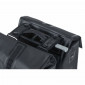 DOUBLE BAG FOR BICYCLE - REAR - BASIL URBAN DRY 50Lt BLACK 100% WATERPROOF (36x17x42cm) - COMPATIBLE MIK SYSTEM 8715019177828